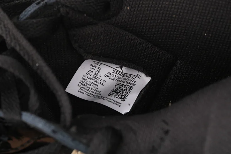 All categories Air Jordan Jordan series basketball shoes Air Jordan 1 High X version Air Jordan 1 High OG "Black/Metallic Gold" AJ1 Joe 1 patent leather black gold 555088-032